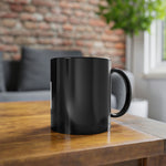 Black Coffee Cup, 11oz